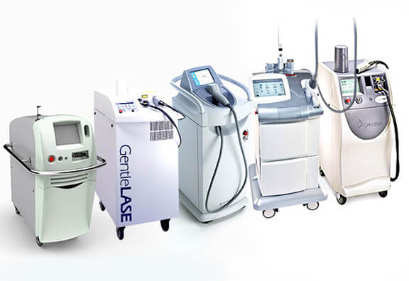 医療レーザー脱毛機器5種類
